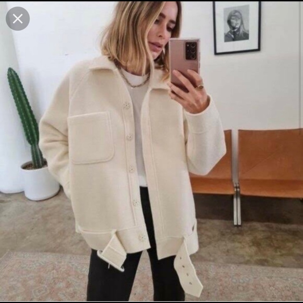 Anine Bing Jaden Buckled Wool Jacket 💫